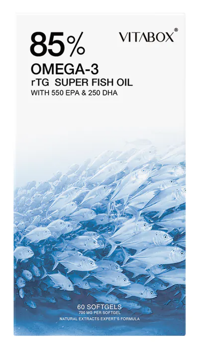 魚油推薦4 VITABOX挪威85% rTG 高濃度魚油Omega-3
