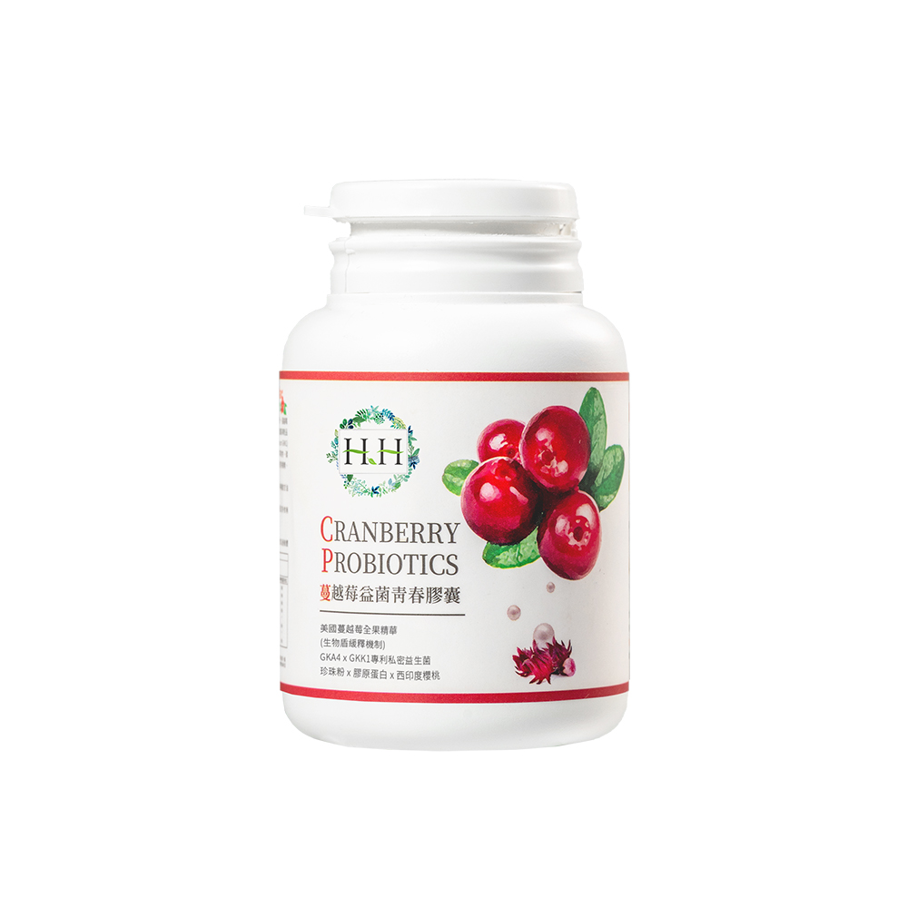 蔓越莓益生菌推薦No.8 HH蔓越莓益菌青春膠囊