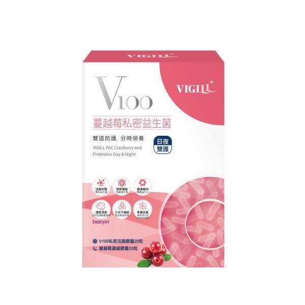 蔓越莓益生菌推薦No.1 VIGILL婦潔V100蔓越莓私密益生菌