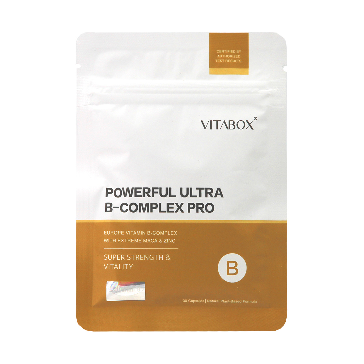 男性B群推薦No. 3 [VITABOX]歐洲天然酵母維生素B群+2000%頂級黑瑪卡+鋅酵母