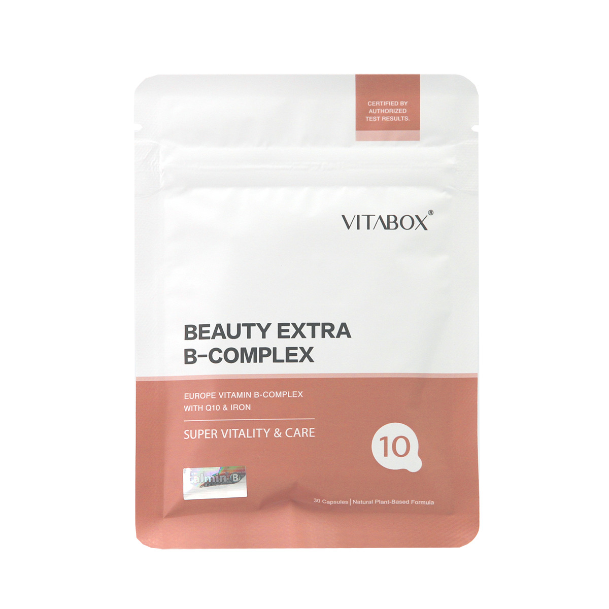 女性B群推薦No. 3 [VITABOX]歐洲天然酵母維生素B群+Q10+專利鐵
