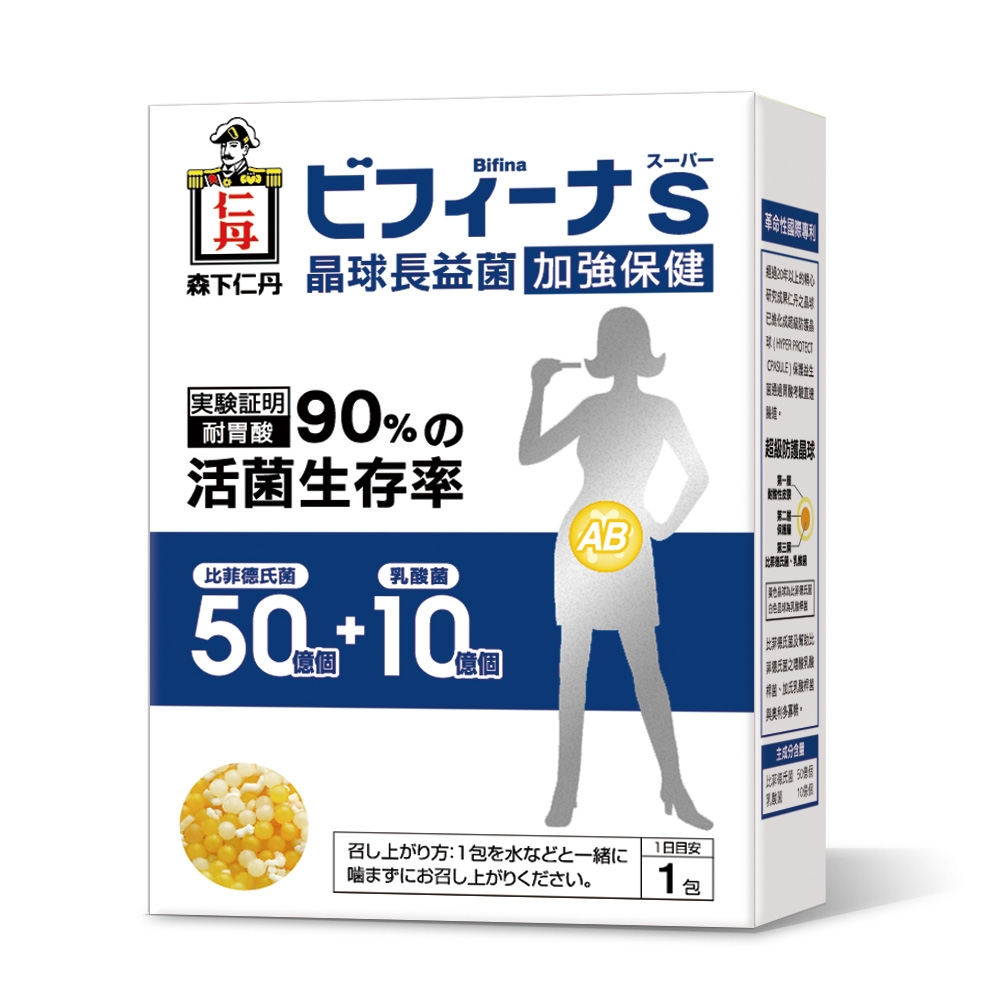 腸胃保健益生菌推薦No.8 森下仁丹晶球長益菌-加強保健