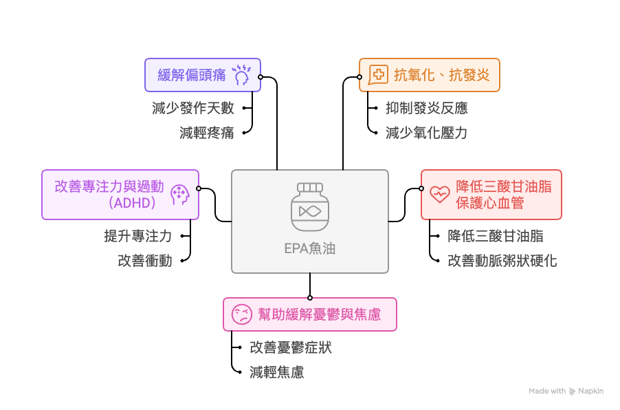5大EPA魚油功效詳細整理