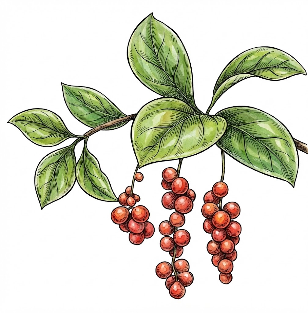 護肝成分2：五味子（Schisandra chinensis）
