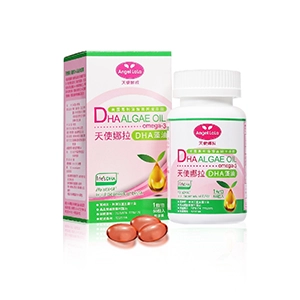 DHA藻油推薦NO.4 Angel LaLa天使娜拉 植物DHA藻油軟膠囊