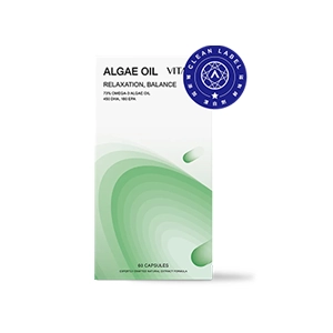 DHA+EPA藻油推薦NO.2 VITABOX®【素食專科】挪威73% Omega-3高濃度新鮮藻油